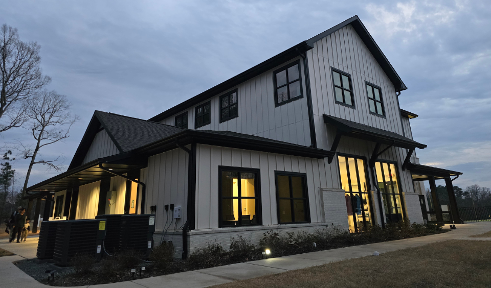 Property exterior before architectural lighting installation — Visible Illumination SC